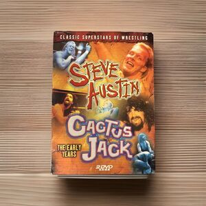 Steve Austin / Cactus Jack The Early Years Wrestling DVD, 2004, 2 Disc Set
